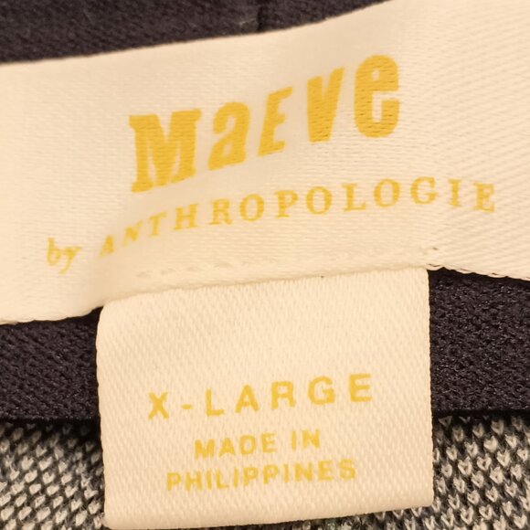 Anthropologie Size XL Maeve The Margot Blue and Gray Pants (EUC) - Picture 2 of 10